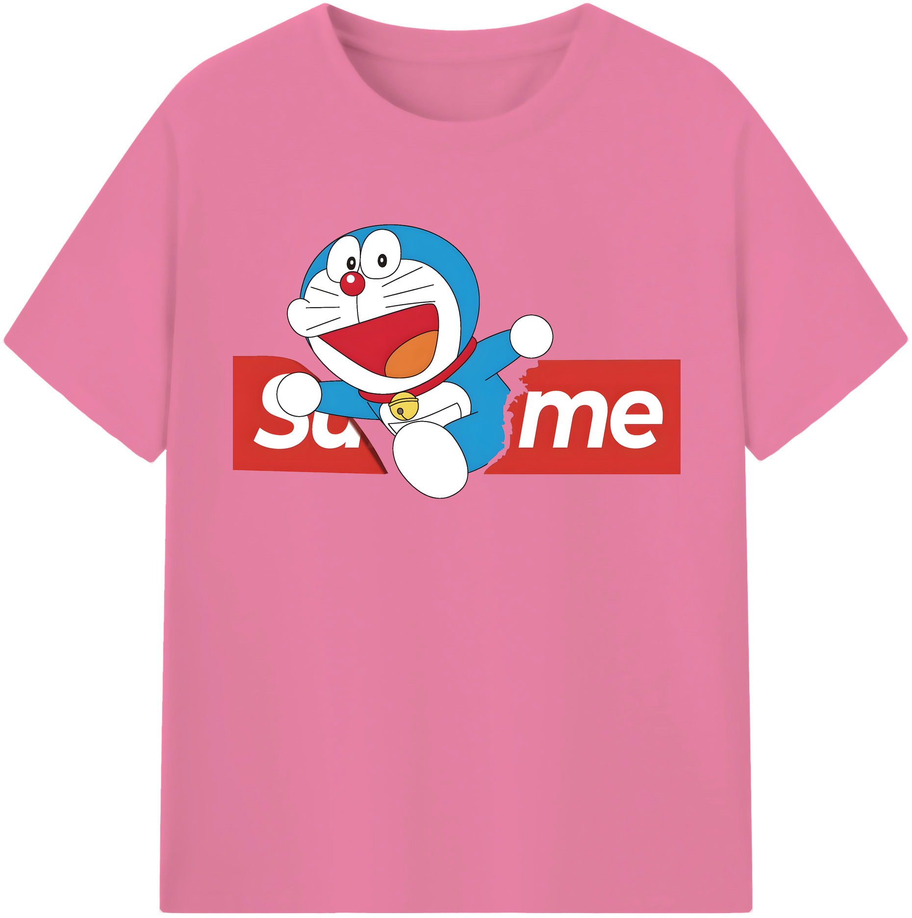 （画像用） ドラえもん Doraemon 綿100％半袖Tシャツ（フロントプリント）